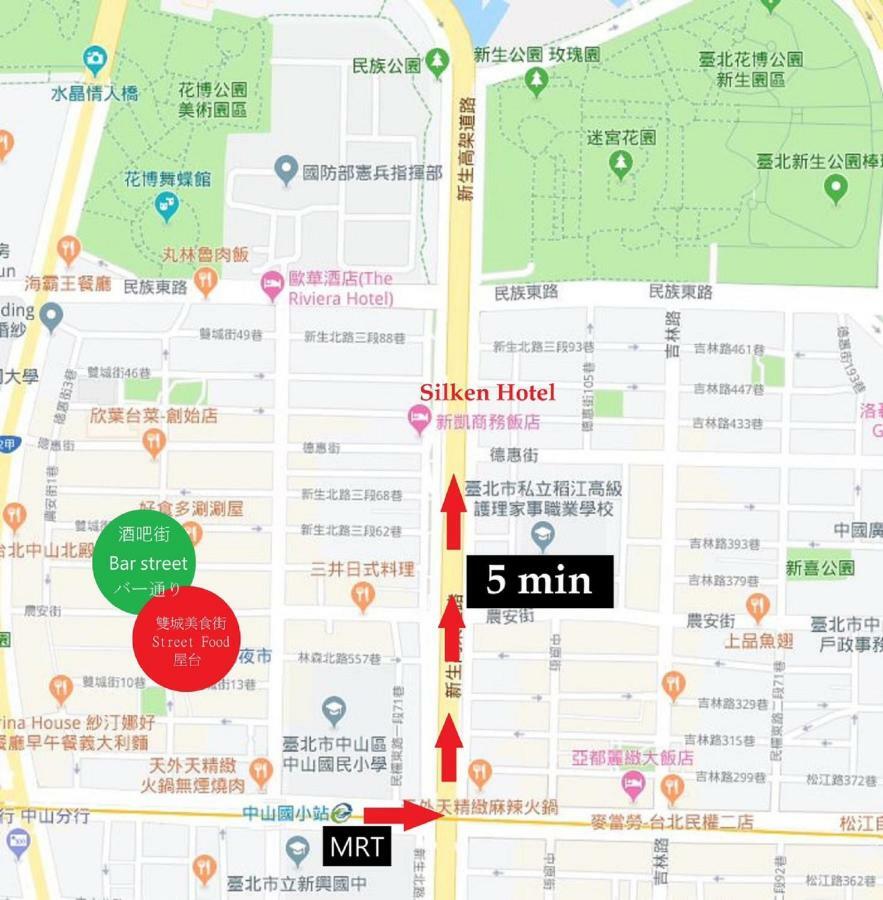 Silken Hotel Taipei Dış mekan fotoğraf